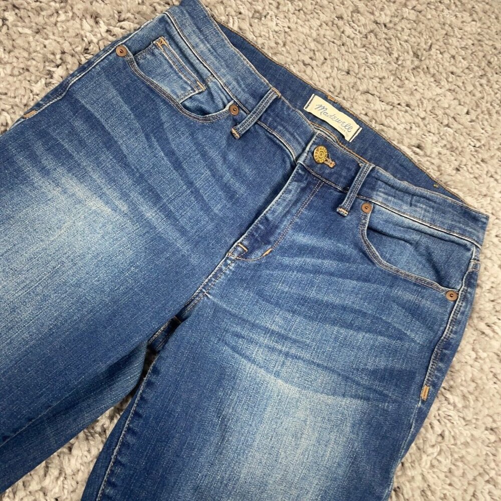 Madewell Jeans Women's Size 29 Slim Skinny Dark Wash Denim Crop Ankle Zipper